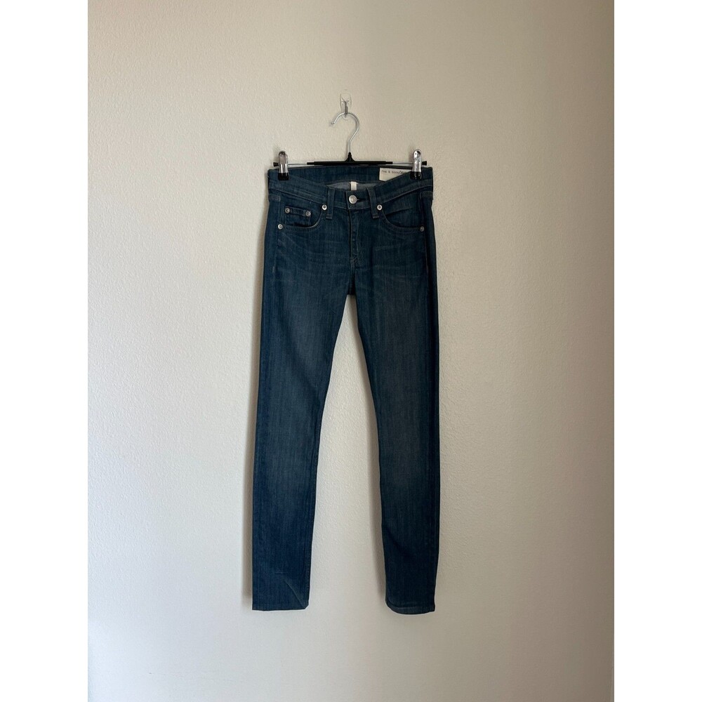 rag & bone Women's Low-Rise Skinny Jeans in Pinner Wash Size 24